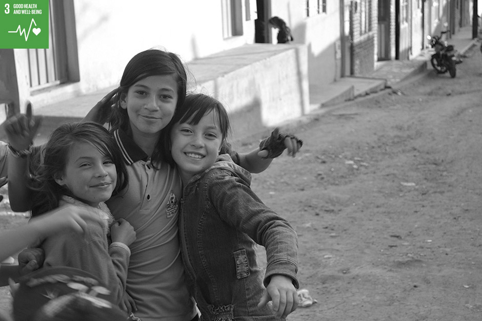 Photo Description: Children from a poor, marginalized community where YTF works (Soacha, Colombia).